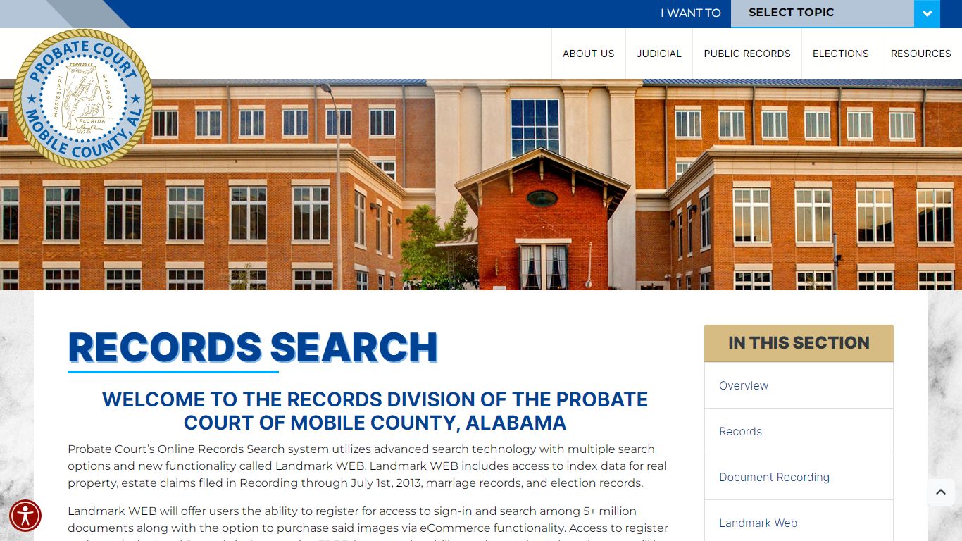 Records Search - Mobile County Probate Court